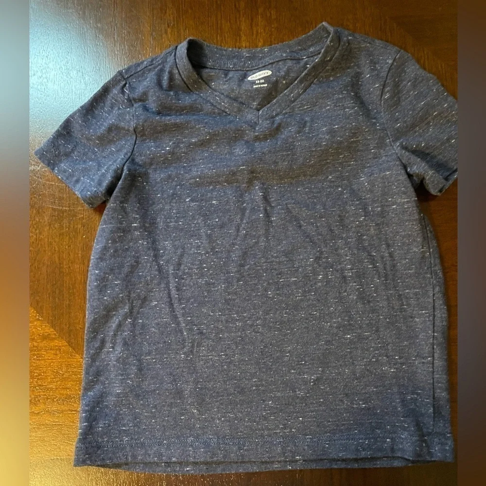 Old Navy | Basic V-neck Short Sleeve Shirt | boy 5